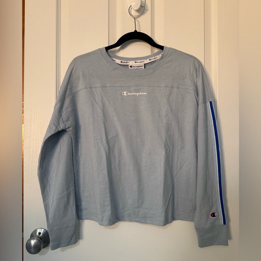 Champion Women’s Sky Blue Long Sleeve Tee